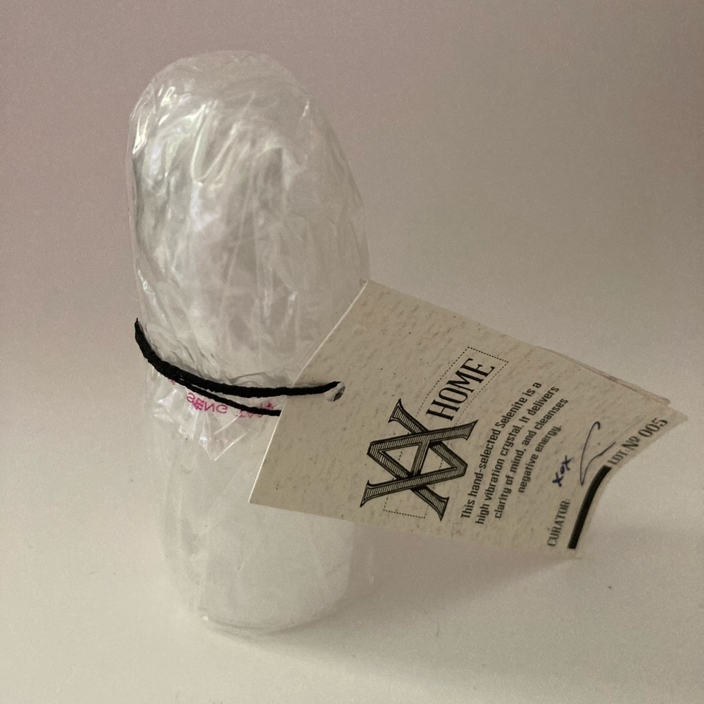 Selenite Crystal 4" tall